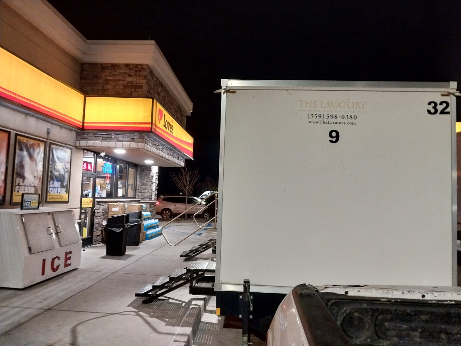 loves travel stop restroom trailer the lavatory 1. The Lavatory Texas