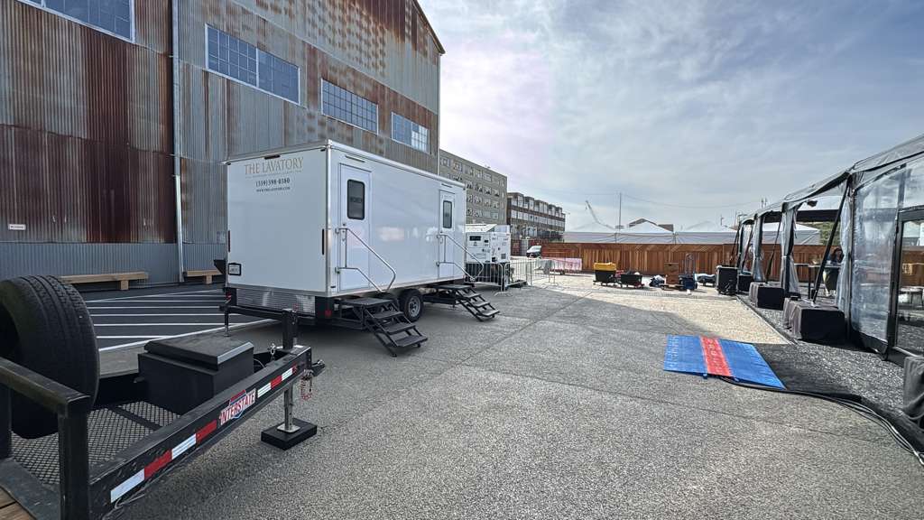 Texas restroom trailer rentals — The Lavatory Texas luxury fleet