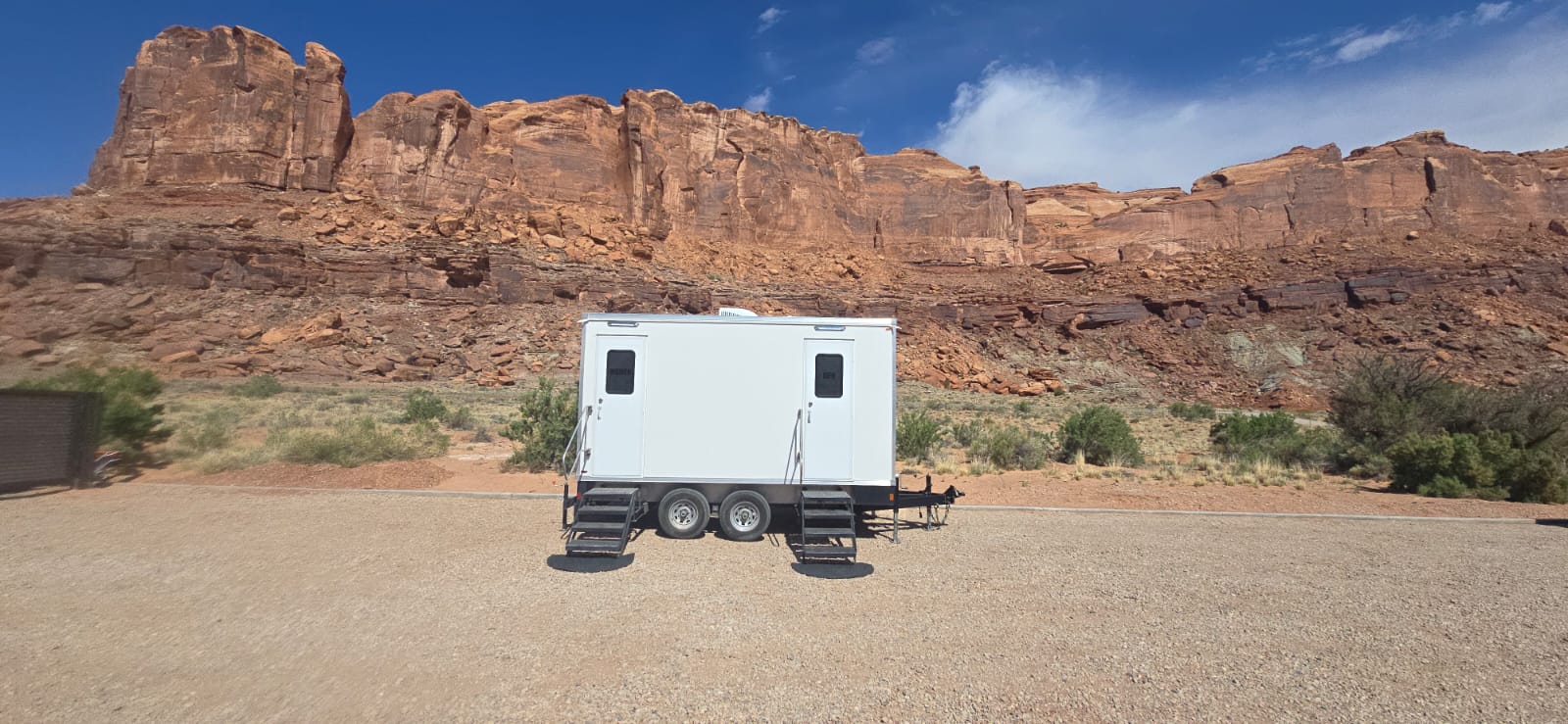Texas ada trailer rentals — The Lavatory Texas luxury fleet