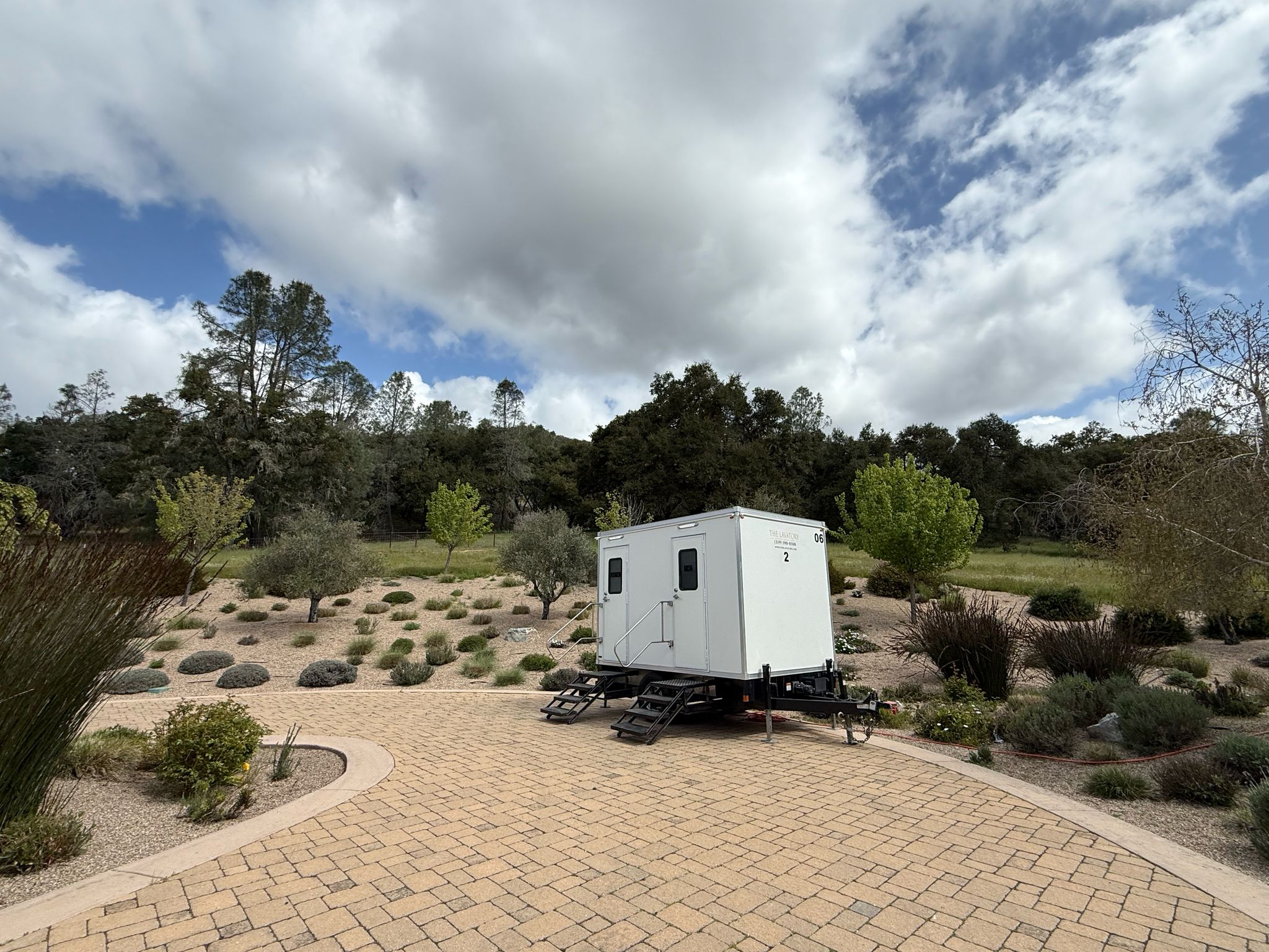 Get a free Texas luxury restroom trailer rental quote from The Lavatory Texas