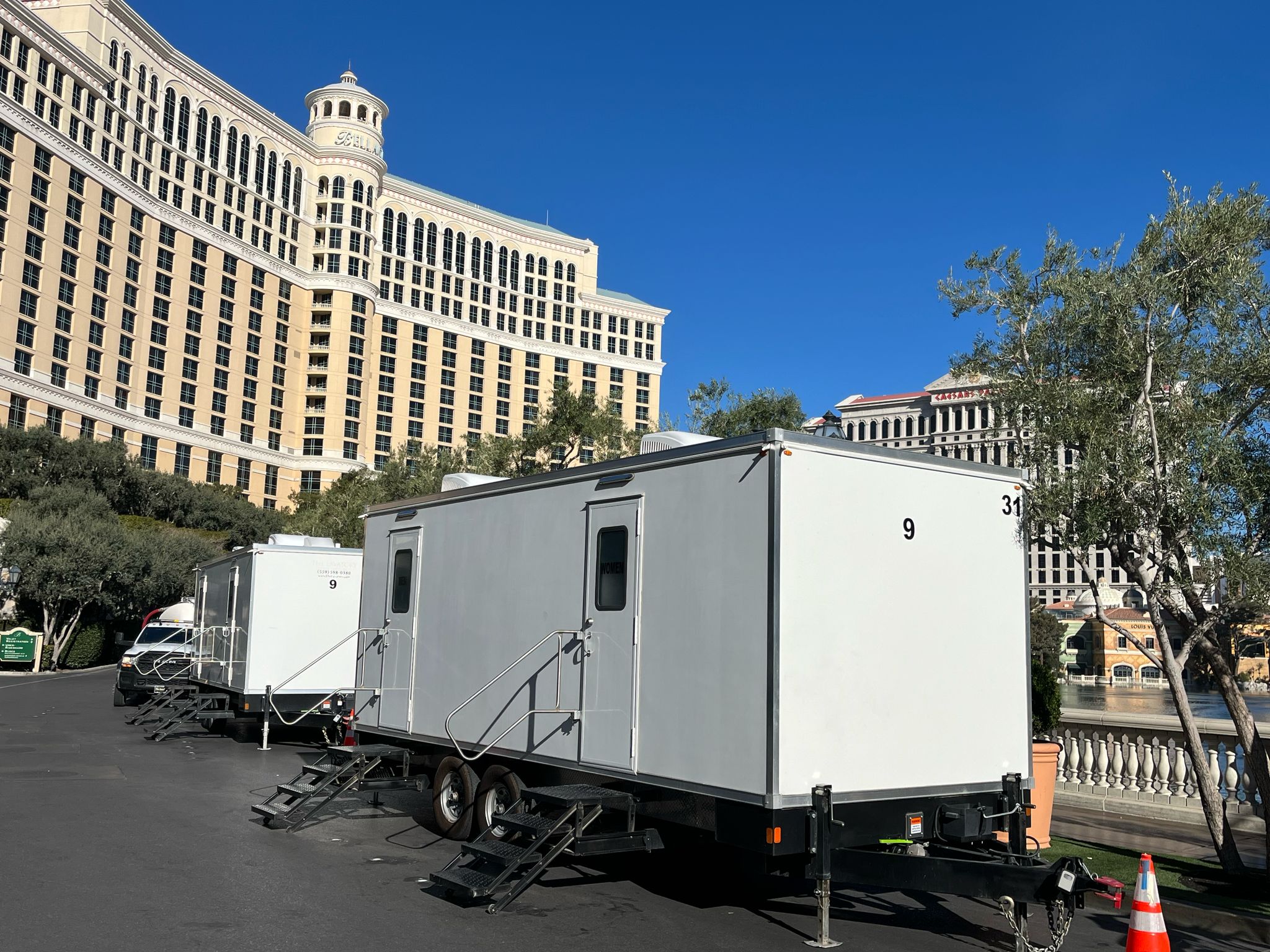 Real large outdoor events deployment by The Lavatory Texas