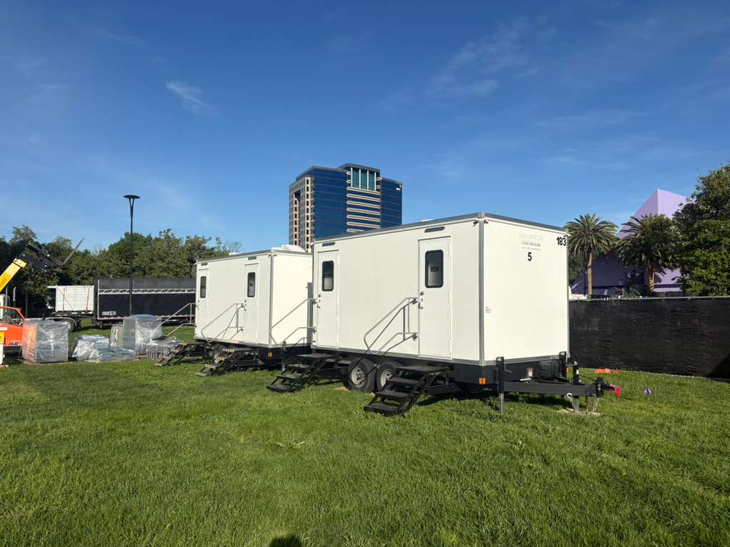 Real large outdoor events deployment by The Lavatory Texas