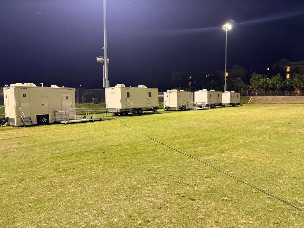 Real large outdoor events deployment by The Lavatory Texas