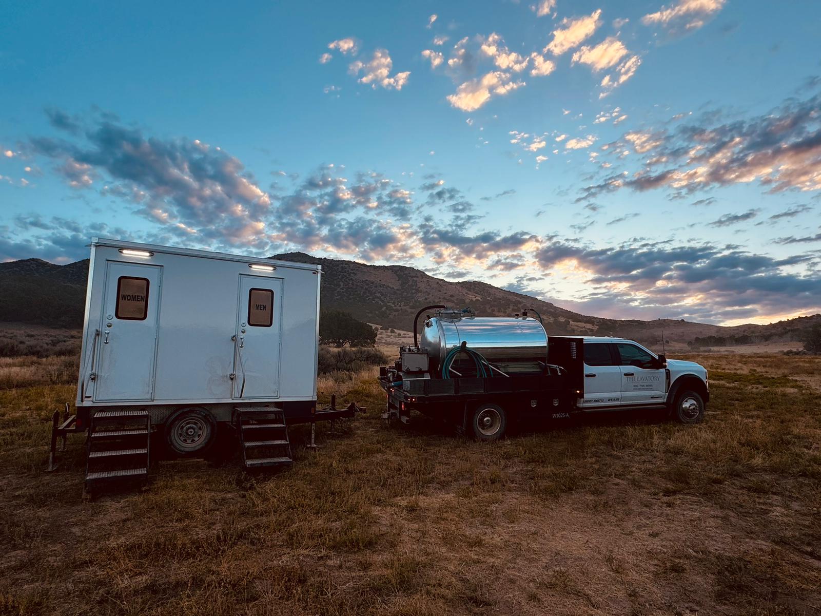 The Lavatory Texas Rural Use luxury restroom trailer deployment
